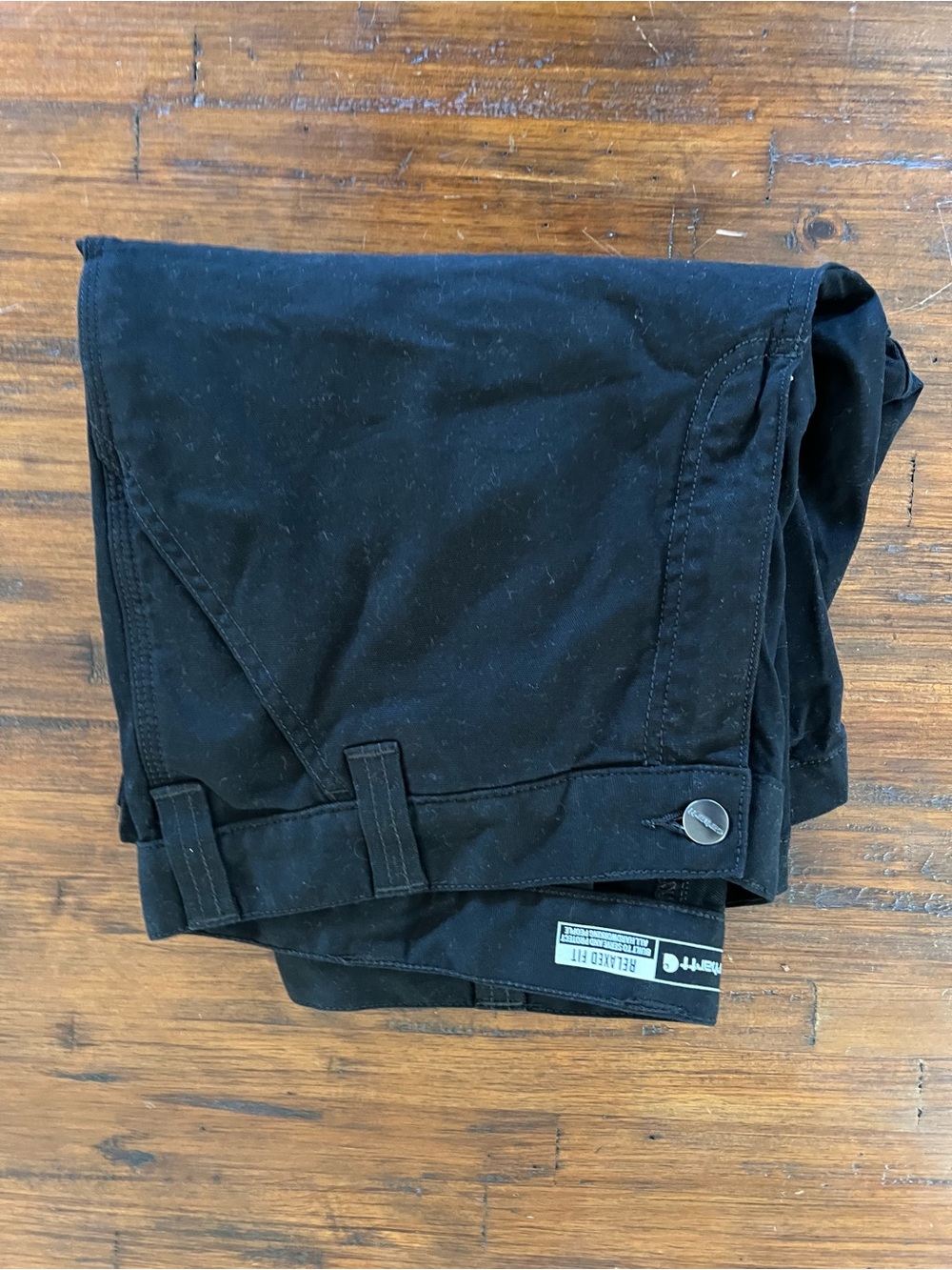 Carhartt Black Relaxed Fit Work Pants - Picture 4 of 4
